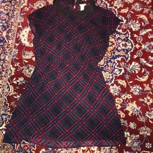Collared plaid dress